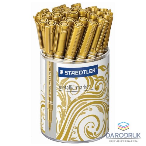 Staedtler Marker permanentny metaliczny wkład złoty 1,0-2,0mm okrągła końcówka Staedtler (8323-11)