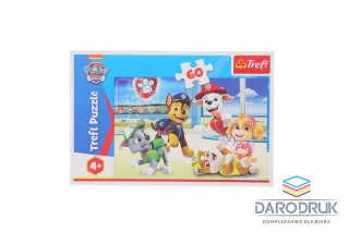 Trefl Puzzle Paw Patrol W świecie Piesków 60 el. Trefl (17392)