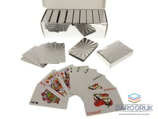 Adar Karty srebrne plastikowe Adar (513365)