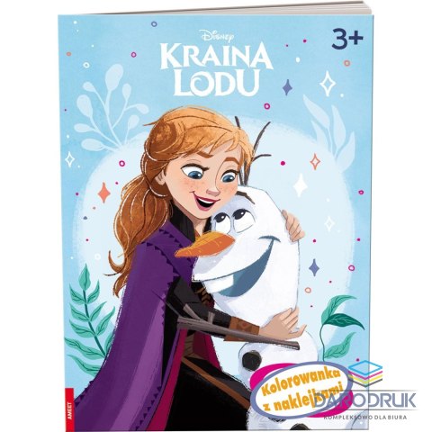 Ameet Książka dla dzieci Kraina lodu. Kolorowanka z Naklejkami Ameet
