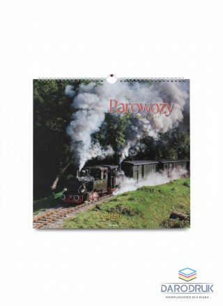 Avanti Kalendarz ścienny Parowozy wieloplanszowy 330mm x 330mm Avanti (KD-36)