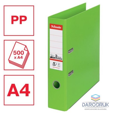 Esselte Segregator dźwigniowy No.1 Power Vivida A4 75mm zielony Esselte (624069)