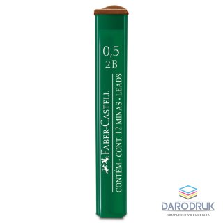 Faber Castell Wkład do ołówka (grafit) 2B 0,5mm Faber Castell