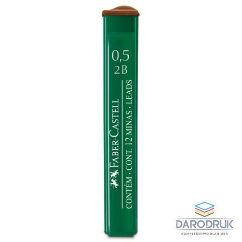 Faber Castell Wkład do ołówka (grafit) 2B 0,5mm Faber Castell