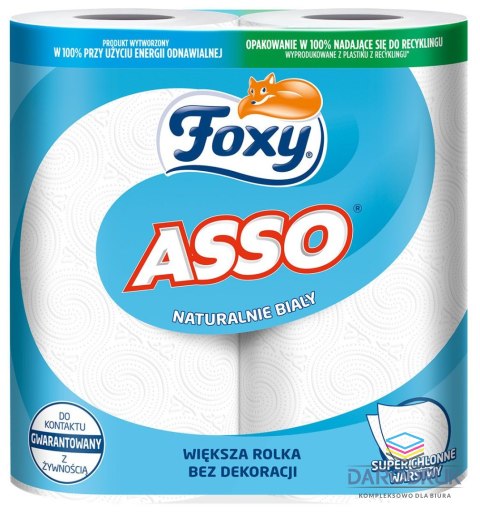 Foxy Ręcznik rolka Asso papier kolor: biały Foxy