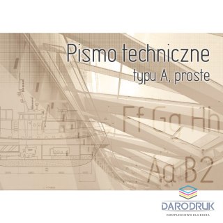 Kreska Blok do pisma technicznego pismo A proste A4 10k Kreska