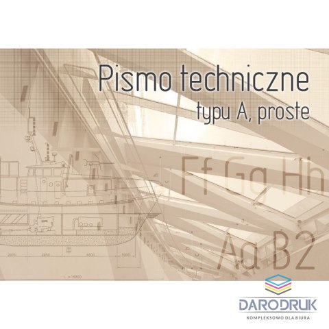 Kreska Blok do pisma technicznego pismo A proste A4 10k Kreska