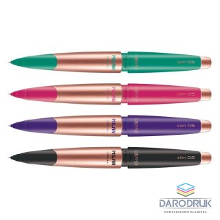 Milan Ołówek automatyczny Capsule Slim Copper 0,5mm Milan (185032920)