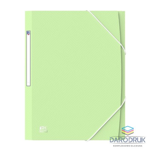 Oxford Teczka plastikowa na gumkę Urban pastel A4+ mix 450 mic. Oxford (400187619)