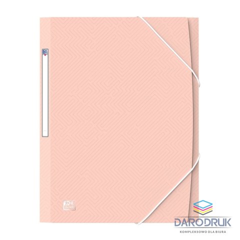 Oxford Teczka plastikowa na gumkę Urban pastel A4+ mix 450 mic. Oxford (400187619)