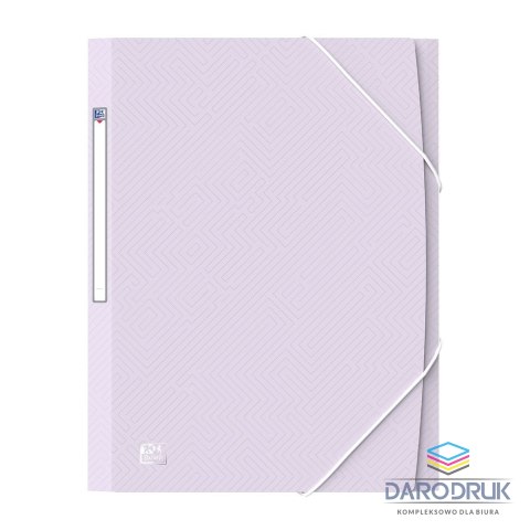 Oxford Teczka plastikowa na gumkę Urban pastel A4+ mix 450 mic. Oxford (400187619)