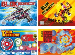 Protos Blok techniczny A4 biały 10k Protos