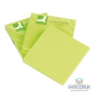 Q-Connect Notes samoprzylepny (karteczki) zielony 80k [mm:] 76x76 Q-Connect (KF10515)