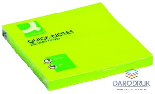 Q-Connect Notes samoprzylepny (karteczki) zielony 80k [mm:] 76x76 Q-Connect (KF10515)