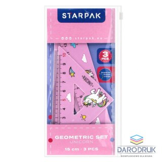 Starpak Komplet geometryczny Unicorn 3 el. Starpak (538972)