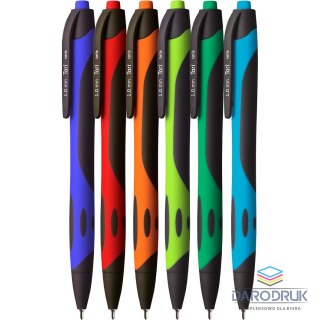 Tetis Długopis olejowy TORI wkład niebieski 1mm Tetis (KD913-NM)