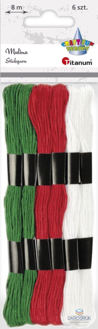 Titanum Mulina Craft-Fun Series XMAS 6 szt. 3 kol. Titanum