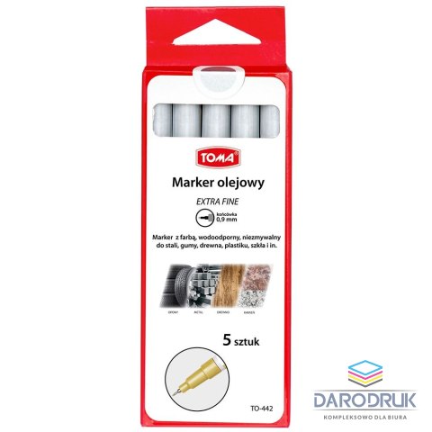 Toma Marker olejowy extra fine wkład srebrny 0,9mm Toma (TO-442 9 4)