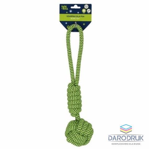 Trik Roll Gadżet Zabawka dla psa Szarpak 39,5 cm zielony Trik Roll (560705)