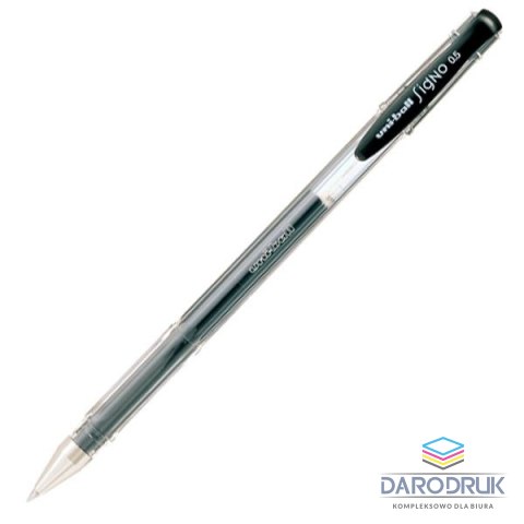 Uni Długopis żelowy UNI UM-100 czarny