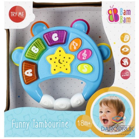 Bam Bam Zabawka dźwiękowa tamburynek Bam Bam (515006)