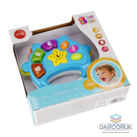 Bam Bam Zabawka dźwiękowa tamburynek Bam Bam (515006)