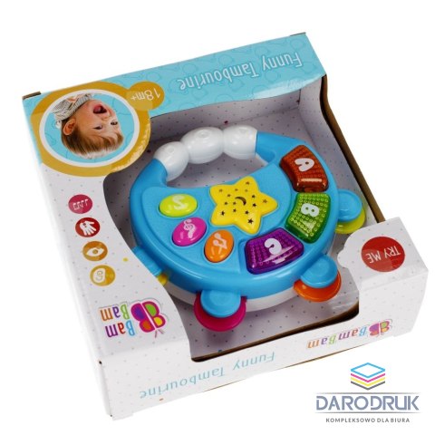 Bam Bam Zabawka dźwiękowa tamburynek Bam Bam (515006)