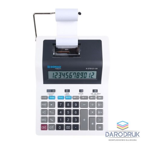 Donau Tech Kalkulator na biurko drukujący Donau Tech (K-DT8121-09)