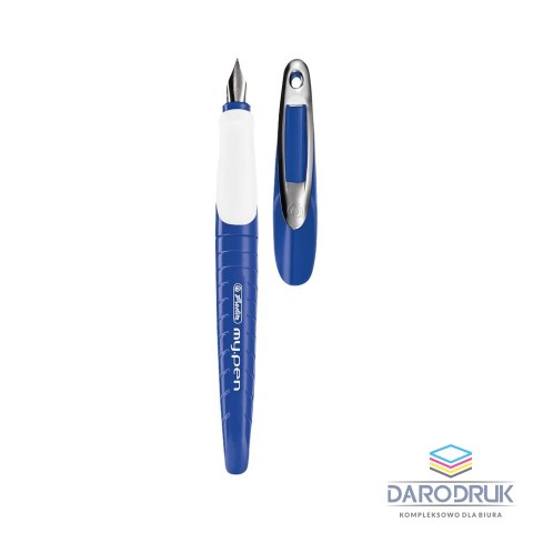 Herlitz Pióro wieczne My Pen niebiesko białe M Herlitz (300006788)