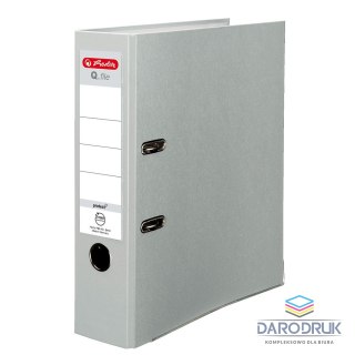 Herlitz Segregator dźwigniowy Q. file Standard 0011167459 A4 80mm popielaty Herlitz (300023533)