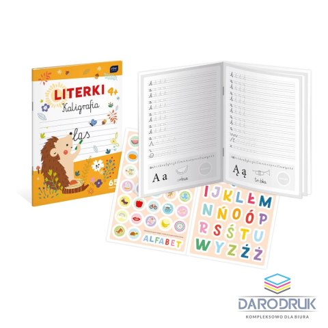 Interdruk Kolorowanka so kaligrafii A4/16 Interdruk (z naklejkami)