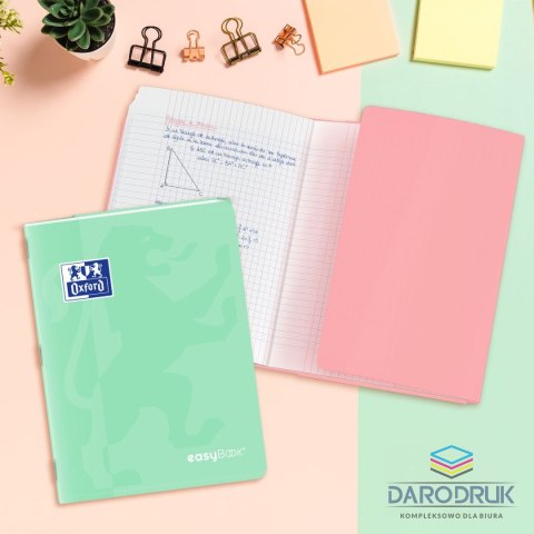 Oxford Zeszyt A5 EASYBOOK PASTEL 60k. 90g linia Oxford (400161236)