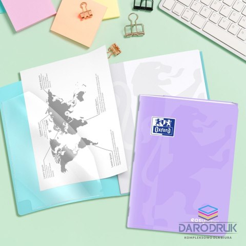 Oxford Zeszyt A5 EASYBOOK PASTEL 60k. 90g linia Oxford (400161236)