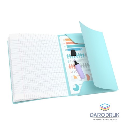 Oxford Zeszyt A5 EASYBOOK PASTEL 60k. 90g linia Oxford (400161236)