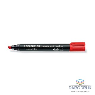 Staedtler Marker permanentny wkład czerwony 2-5mm ścięta końcówka Staedtler