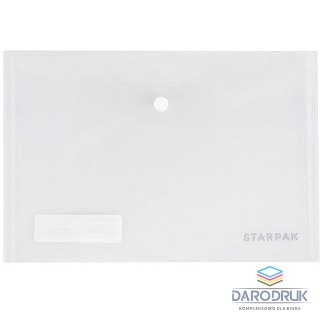 Starpak Teczka plastikowa na guzik Office A5 przezroczysta Starpak (391914)