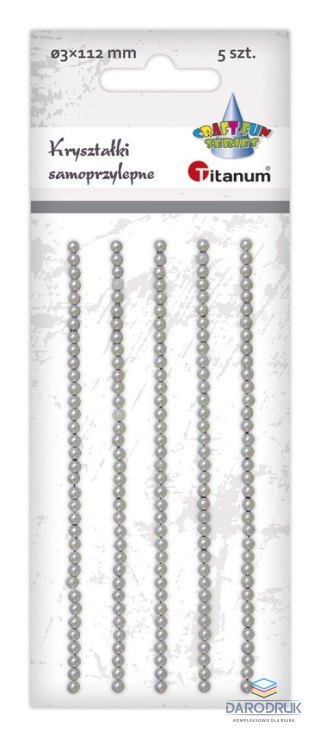 Titanum Kryształki Craft-Fun Series 8x35 szt perłowy Titanum (23mH03108)