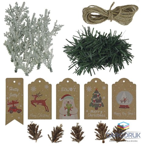 Titanum Ozdoba świąteczna Craft-Fun Series Zestaw do dekoracji prezentu Titanum (25YX0514-8)