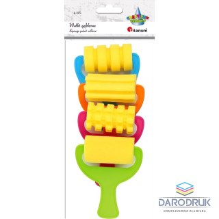 Titanum Pędzel Craft-Fun Series wałki ze wzorem Titanum (22CH0827-3)