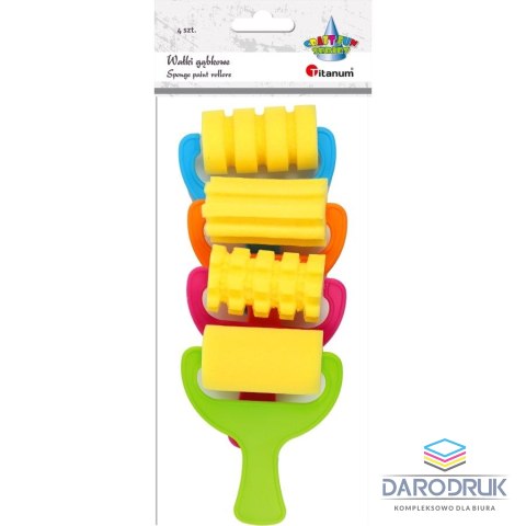 Titanum Pędzel Craft-Fun Series wałki ze wzorem Titanum (22CH0827-3)
