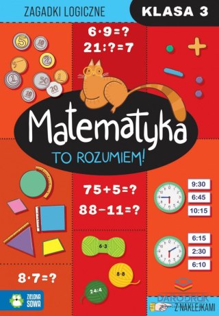 Zielona Sowa Książeczka edukacyjna Mądra główka. Dodawanie i odejmowanie Zielona Sowa
