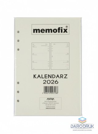 Antra Wkład do organizera kalendarz a5 2027 Antra (TDW)