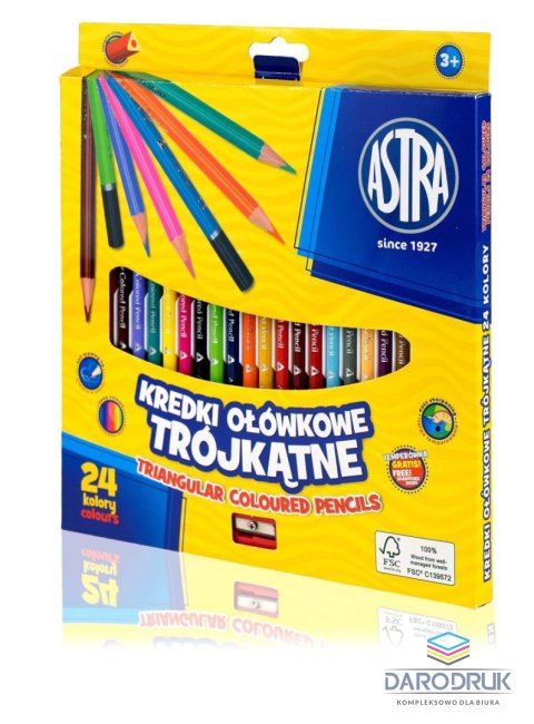 Astra Kredki ołówkowe Vision 24 kol. Astra (312110003)