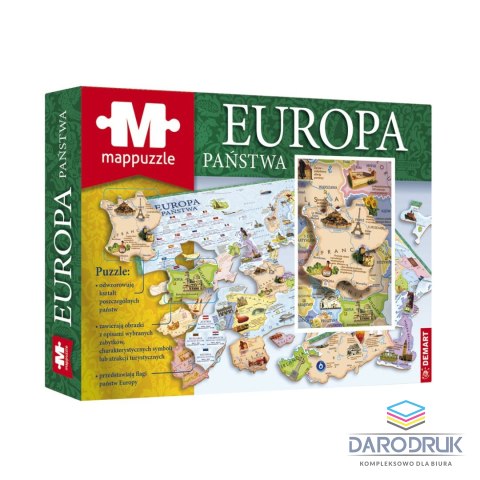 Demart Puzzle Europa państwa Demart