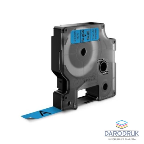 Dymo Taśma Dymo D1 12mm x 7m niebieska/czarny nadruk