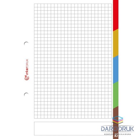 Interdruk Wkład do segregatora A5 Interdruk (WKDOSEA550REG)
