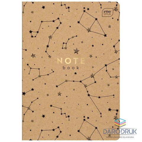 Interdruk Zeszyt A5 HS KRAFT 32k. 70g krata Interdruk (ZE32#BBT)