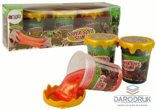 Lean Glut Brokatowy Dinozaury DIY Miękki 3 Kolory Lean (16098)