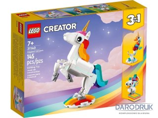 Lego Klocki konstrukcyjne Creator magiczny jednorożec Lego (31140)