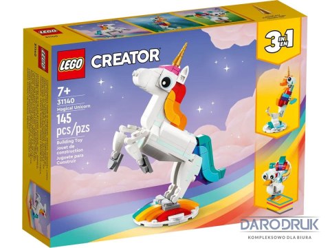 Lego Klocki konstrukcyjne Creator magiczny jednorożec Lego (31140)